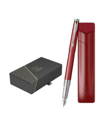 Set Stilou Parker Aster Roșu CT + casetă cadou cu etui